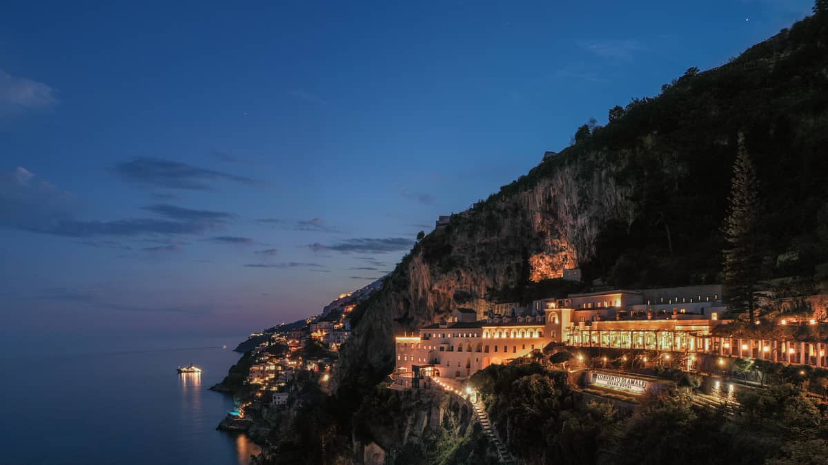 Anantara Convento di Amalfi Grand Hotel, Italy — Anantara Convento di Amalfi Grand Hotel - Evening View of Anantara Convento di Amalfi Grand Hotel