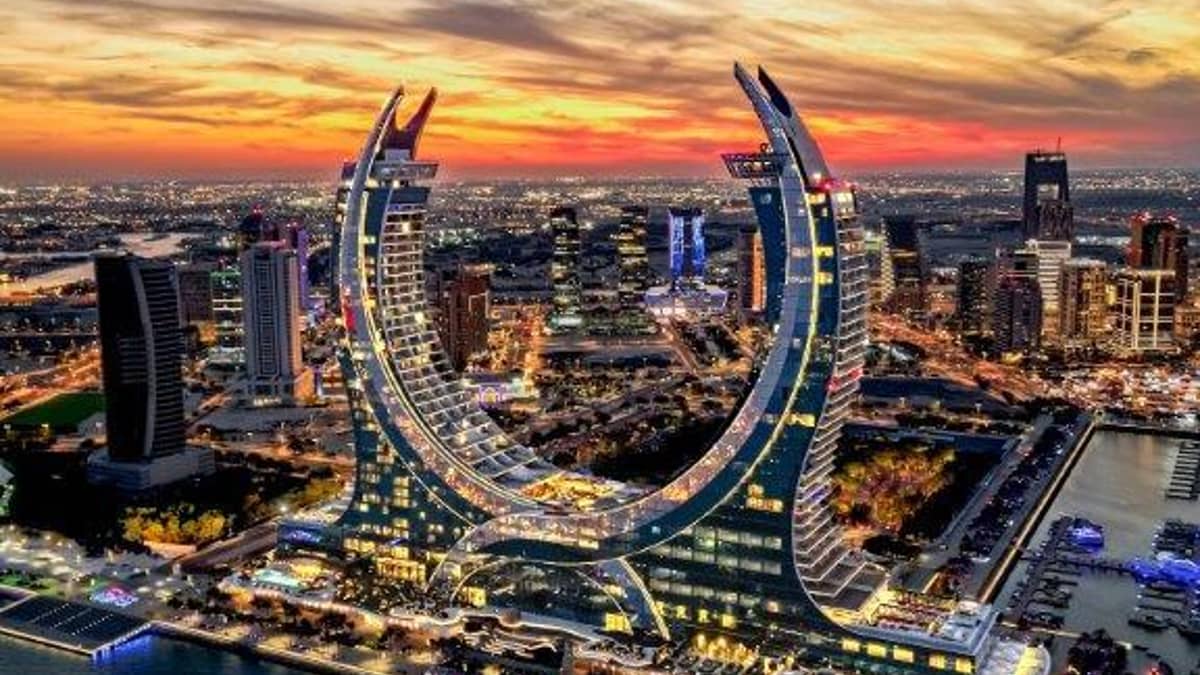Raffles Doha, Qatar — Raffles Doha - Hotel Building - Katara Towers 1