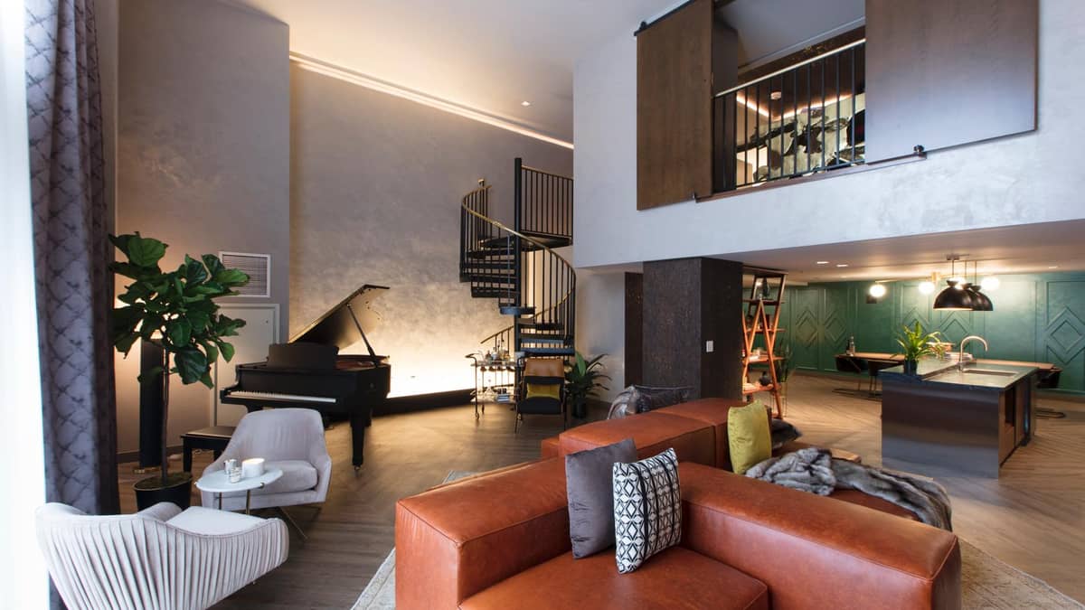 Hutton Hotel, United States — Hutton Hotel - Hutton Suite Living Room