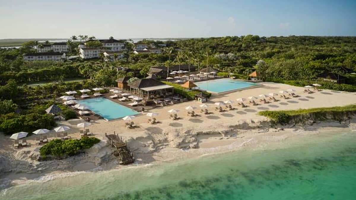 COMO Parrot Cay, Turks and Caicos, Turks & Caicos — COMO Parrot Cay, Turks and Caicos - Resort Beach and Pools