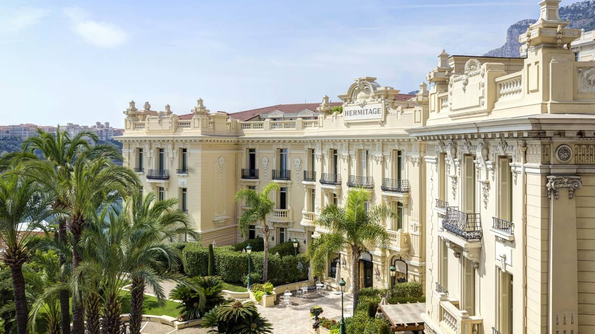 Hôtel Hermitage Monte-Carlo, Monaco — Hôtel Hermitage Monte-Carlo - Facade