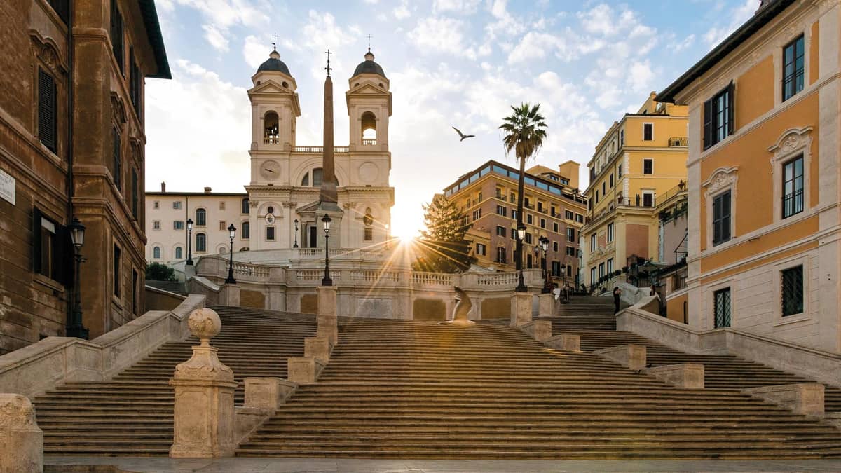 Hassler Roma, Italy — Hassler Roma - Hassler Roma location at the top of the Spanish Steps