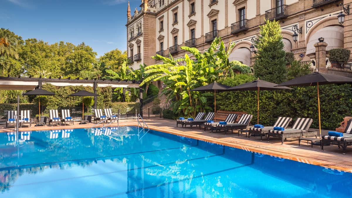 Hotel Alfonso XIII, a Luxury Collection Hotel, Seville, Spain — Hotel Alfonso XIII, a Luxury Collection Hotel, Seville - Pool & Gardens