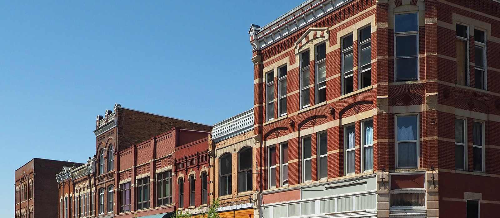 historic buildings streetscape