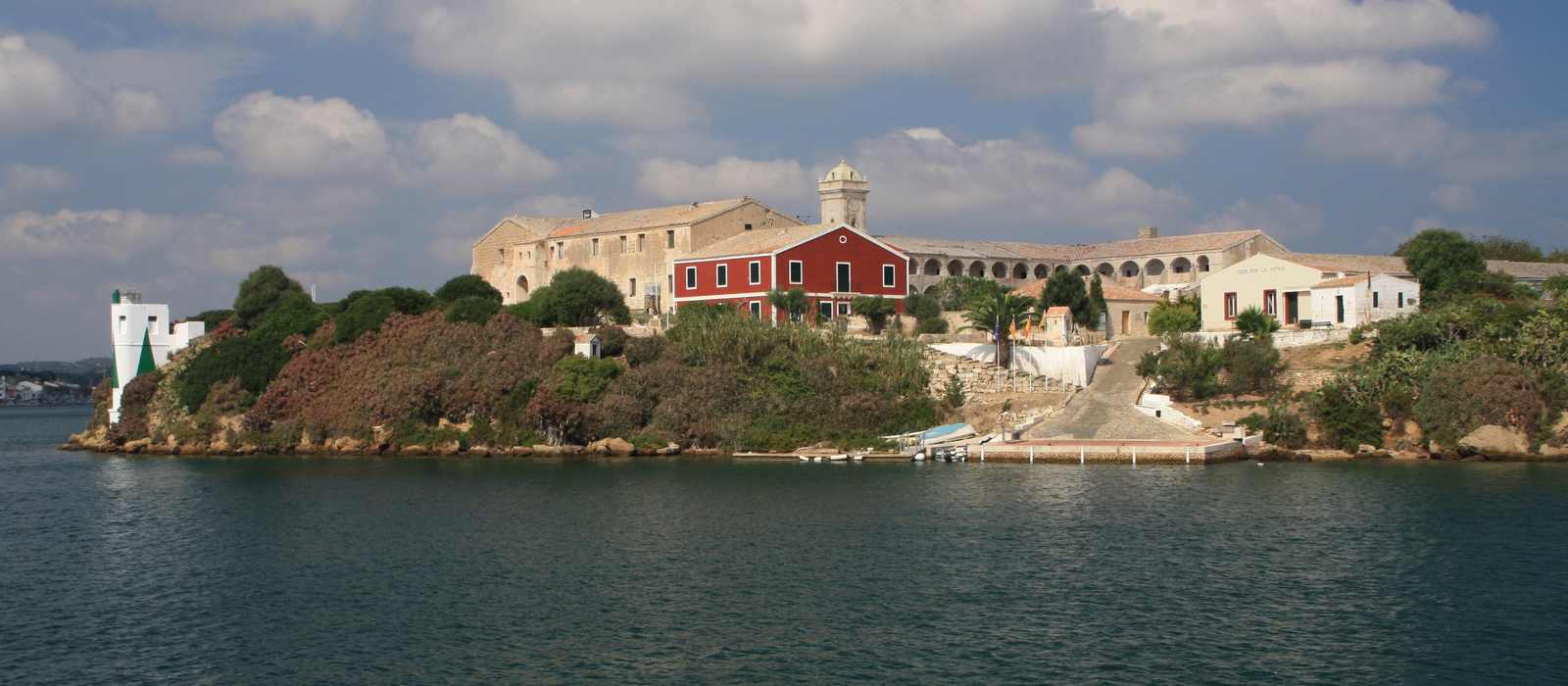 coastal buildings and water