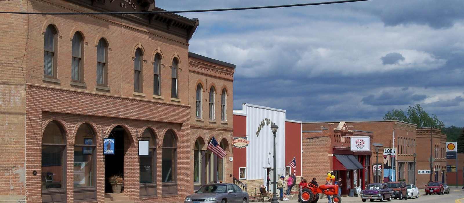 historic buildings street scene