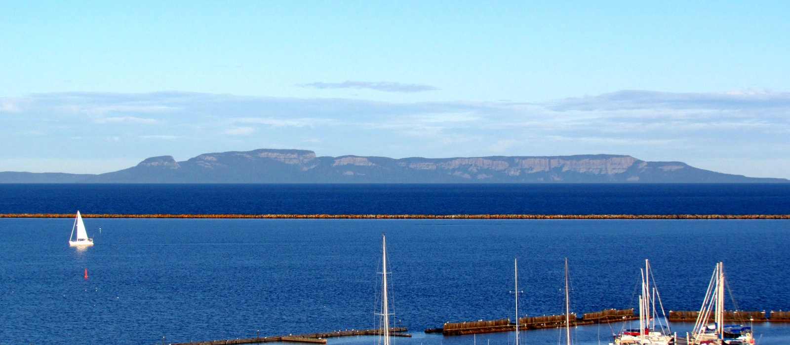 harbor sailboats mesa water