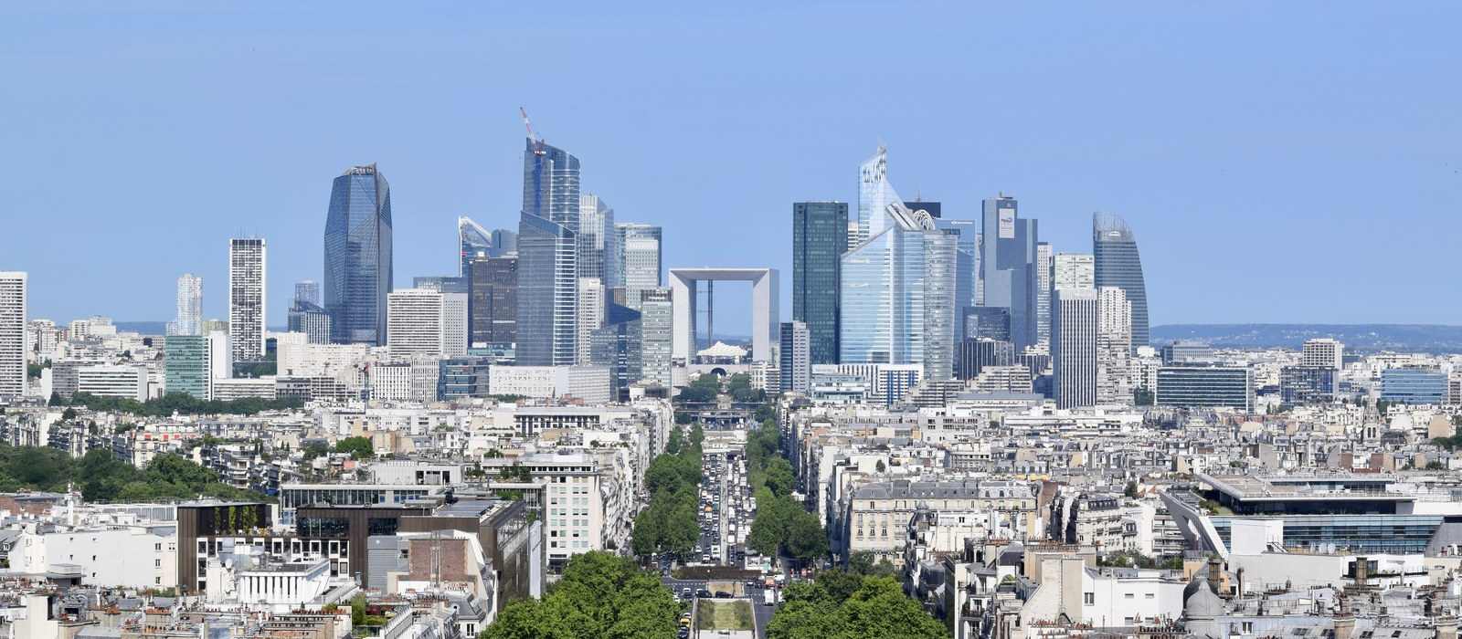 cityscape modern architecture paris