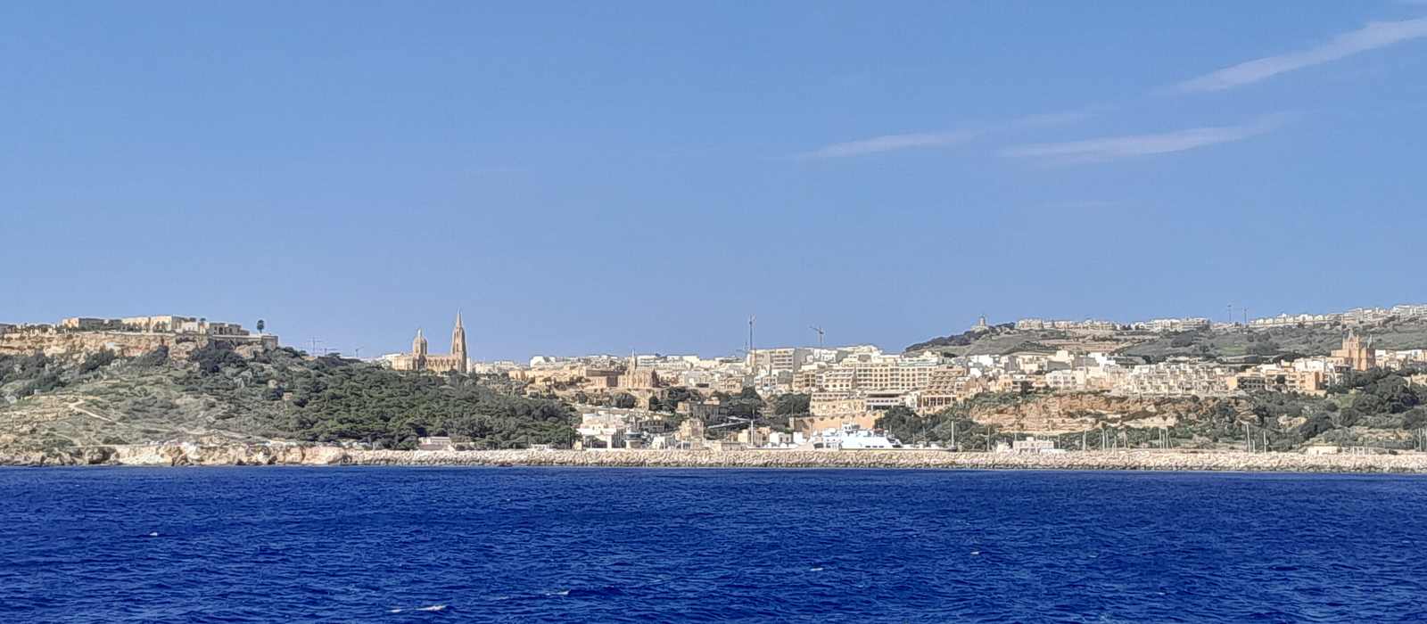 coastal cityscape with ocean