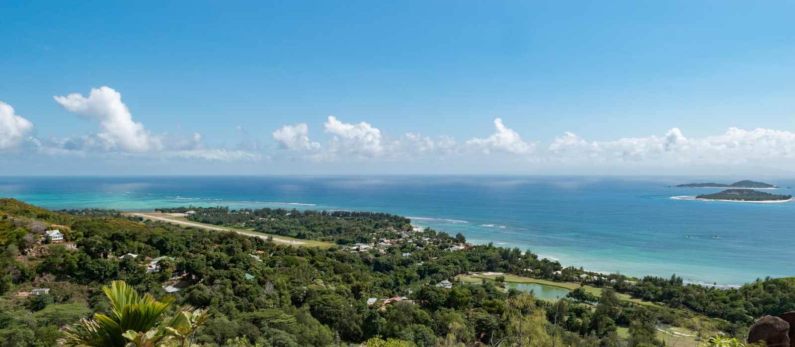 coastal landscape islands ocean sky