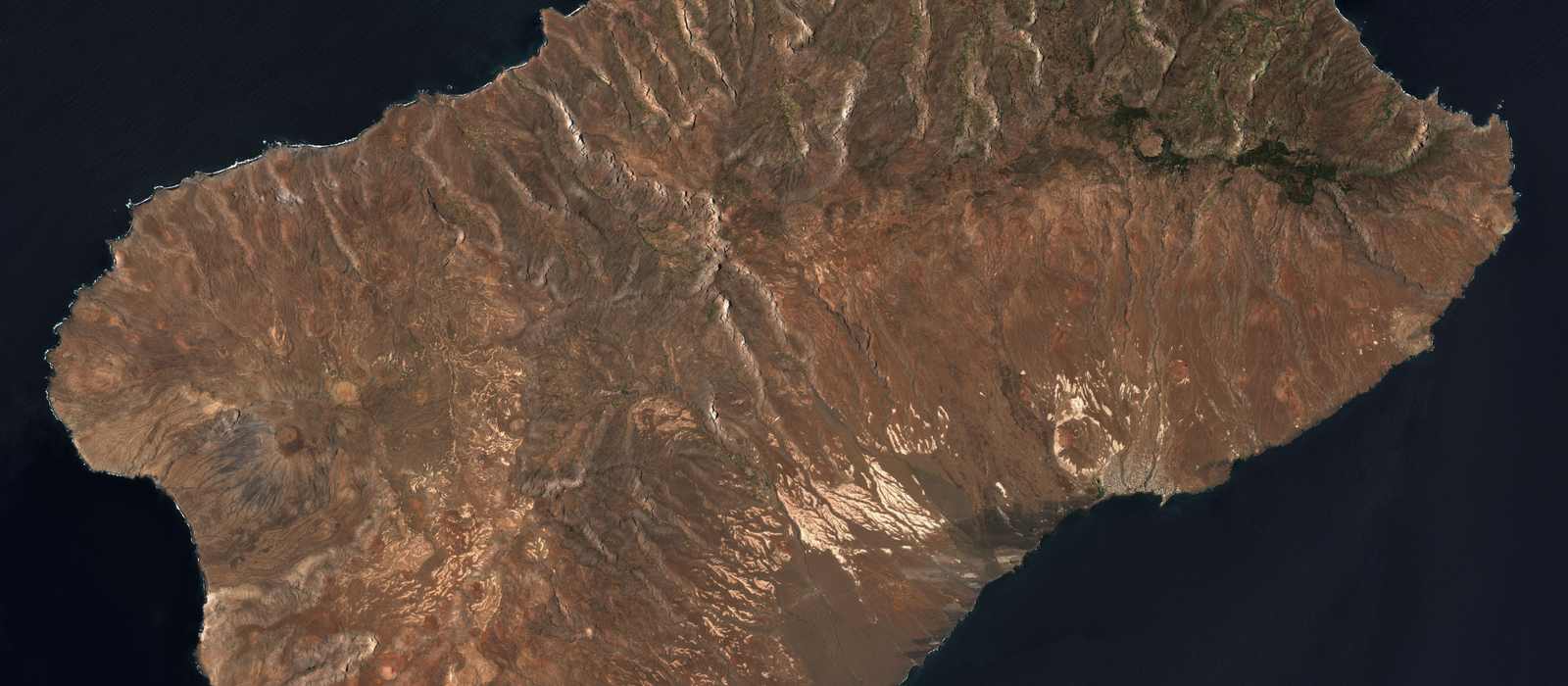 island landscape aerial view