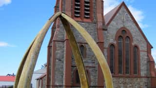 church and whalebone arch
