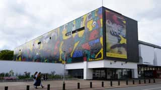museum facade mosaic art