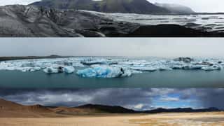 glacier iceberg mountain landscape