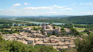 town and river view