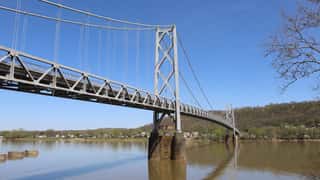 bridge river landscape