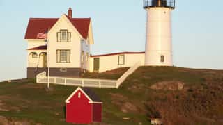 lighthouse keeper's house coastal view