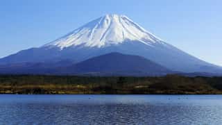 mount fuji lake view