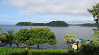 lake and island landscape