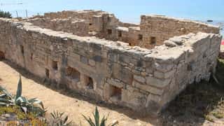 ancient ruins sea coastline