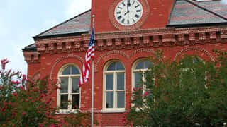 historic courthouse clock tower