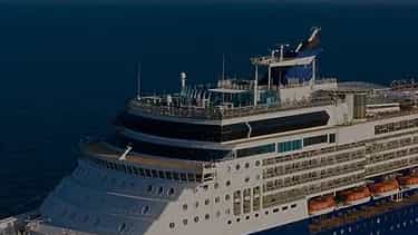 A large cruise ship sails on the ocean - Celebrity Summit, Celebrity Cruises