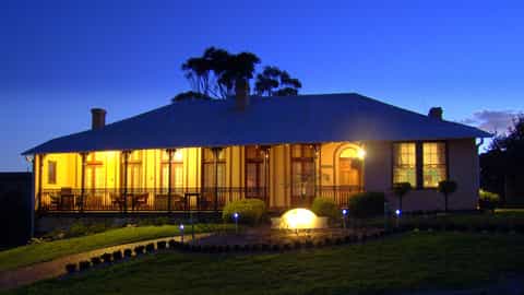 historic building verandah garden