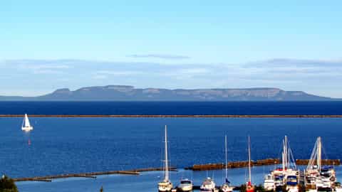 harbor sailboats mesa water