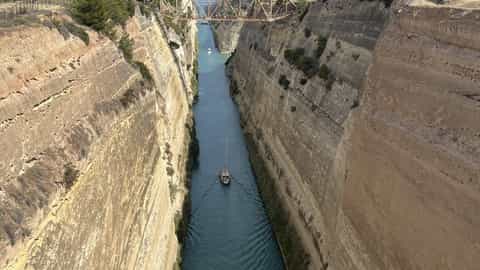 Corinth Canal Cruise Port