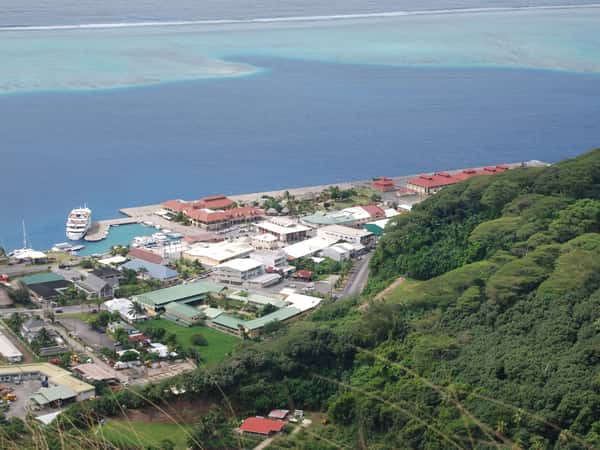 harbor town coastline view