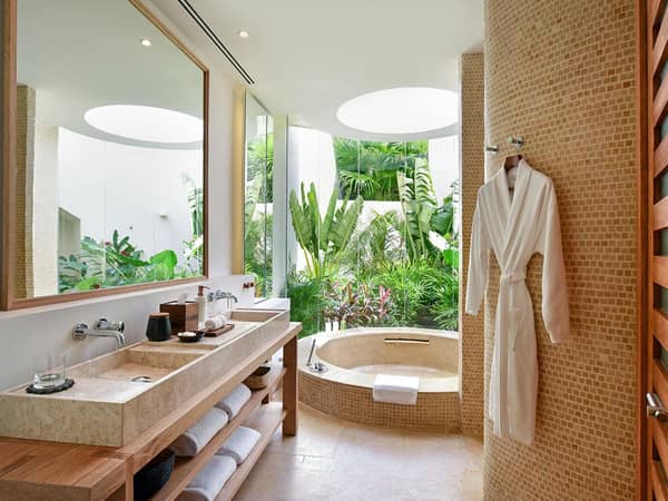 Rosewood Mayakoba, Mexico — Rosewood Mayakoba - Lagoon Studio Suite Bathroom