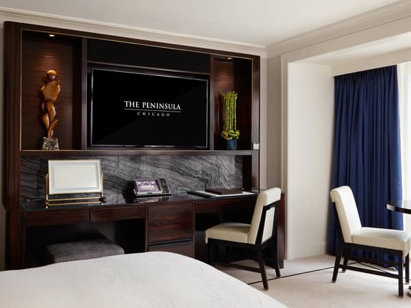 The Peninsula Chicago, United States — The Peninsula Chicago - Guest Room Work Area