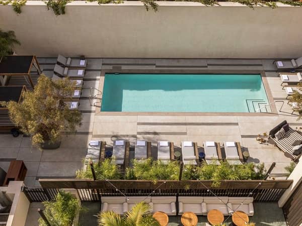 Kimpton La Peer Hotel, United States — Kimpton La Peer Hotel - La Peer Backyard