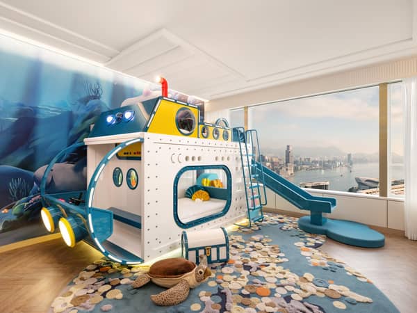 Island Shangri-La, Hong Kong, China — Island Shangri-La, Hong Kong - Underwater Treasure Themed Family Suite