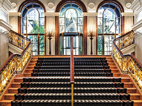 Lotte New York Palace, United States — Lotte New York Palace - The New York Palace, Lobby facing Courtyard and St. Patrick's Cathedral