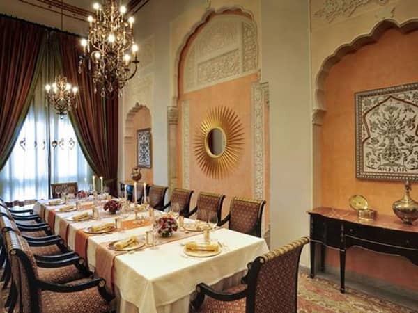Rambagh Palace, India — Rambagh Palace - Private Dining Room - Rajputroom