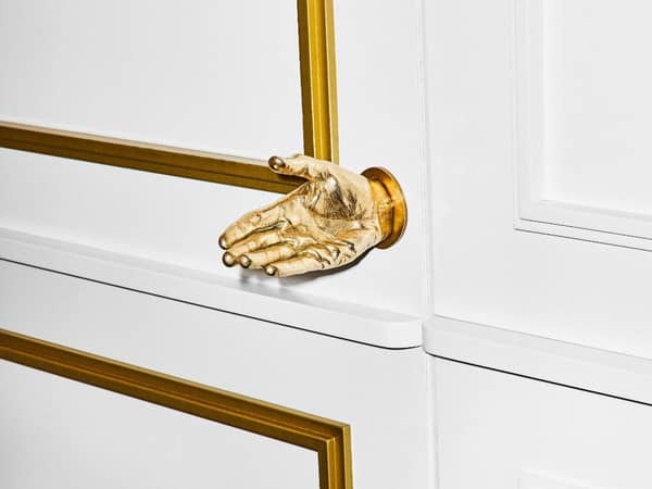St Martins Lane London, England — St Martins Lane London - Golden hand to secret speakeasy