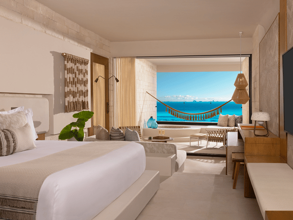 Impression Isla Mujeres by Secrets, Mexico — Impression Isla Mujeres by Secrets - Signature Junior Suite King Ocean Front w/ Hot Tub