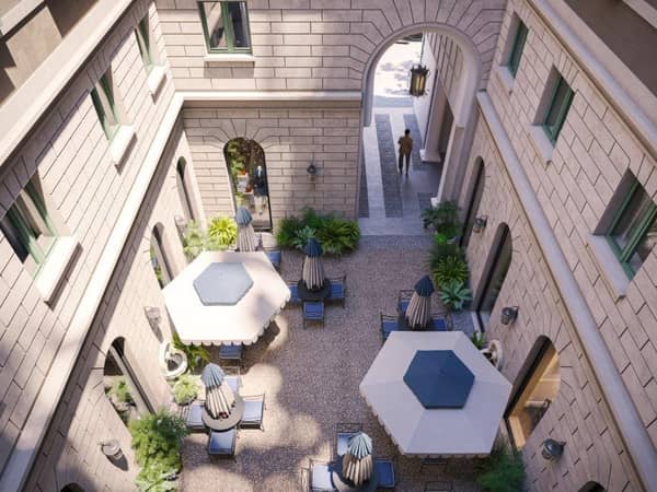 Rocco Forte House Milan, Italy — Rocco Forte House Milan - Patio