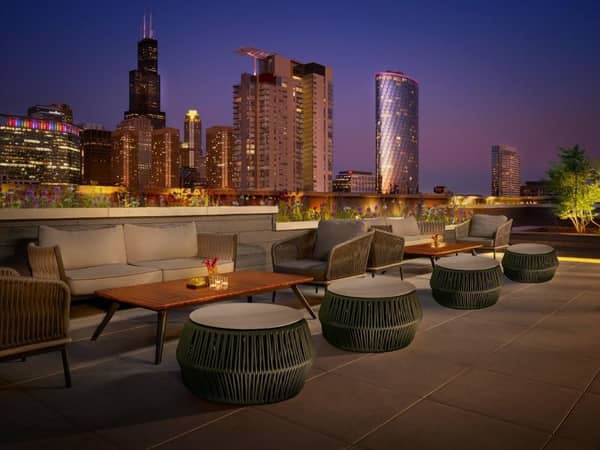 Nobu Hotel Chicago, United States — Nobu Hotel Chicago - Rooftop, South East View