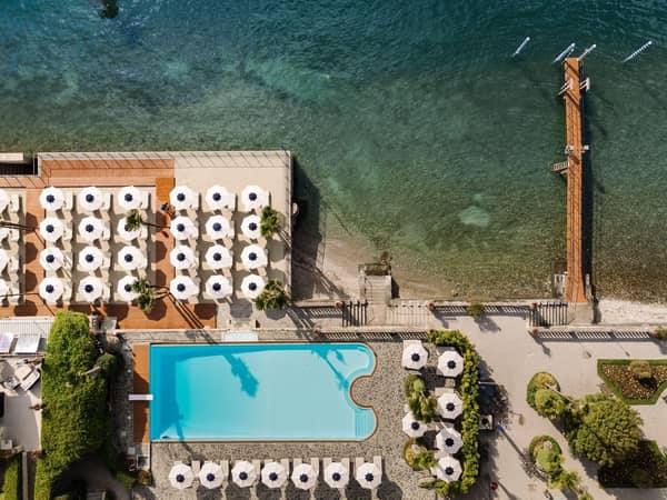 Grand Hotel Villa Serbelloni, Italy — Grand Hotel Villa Serbelloni - Beach Club with Swimming pool