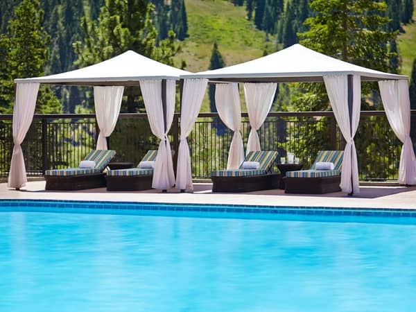 The Ritz-Carlton, Lake Tahoe, United States — The Ritz-Carlton, Lake Tahoe - Poolside Cabanas