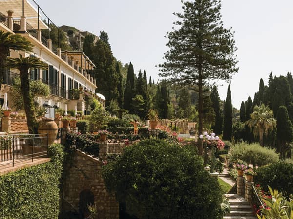 Grand Hotel Timeo, A Belmond Hotel, Taormina, Italy — Grand Hotel Timeo, A Belmond Hotel, Taormina - Lush gardens of Grand Hotel Timeo