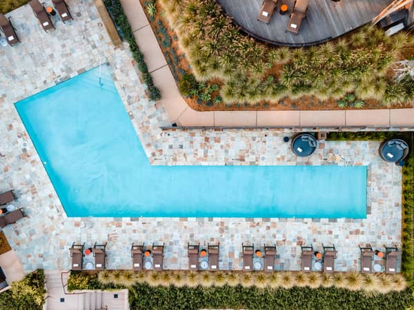 Alila Ventana Big Sur, United States — Alila Ventana Big Sur - Ocean Meadow Pool Aerial View