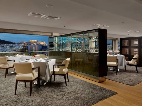 Athenaeum InterContinental Athens, Greece — Athenaeum InterContinental Athens - Premiere Restaurant on the 10th floor