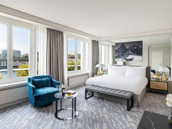 Mandarin Oriental, Geneva, Switzerland — Mandarin Oriental, Geneva - River View Corner Suite