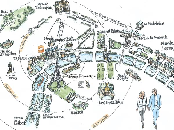 Shangri-La Paris, France — Shangri-La Paris - Shangri-La Hotel, Paris - Map
