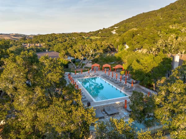 Carmel Valley Ranch, United States — Carmel Valley Ranch - The Lodge Pool Aerial View