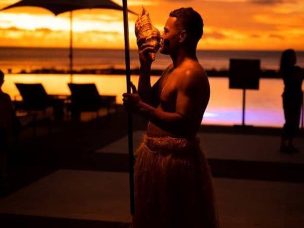 InterContinental Fiji Golf Resort & Spa, Fiji — InterContinental Fiji Golf Resort & Spa - Evening Torch Lighting