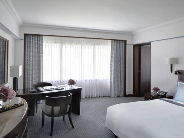 The Peninsula Manila, The Philippines — The Peninsula Manila - Renovated Premier Suite Bedroom